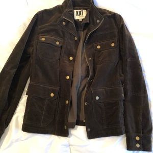 KUT from the Kloth Brown Corduroy Jacket Small